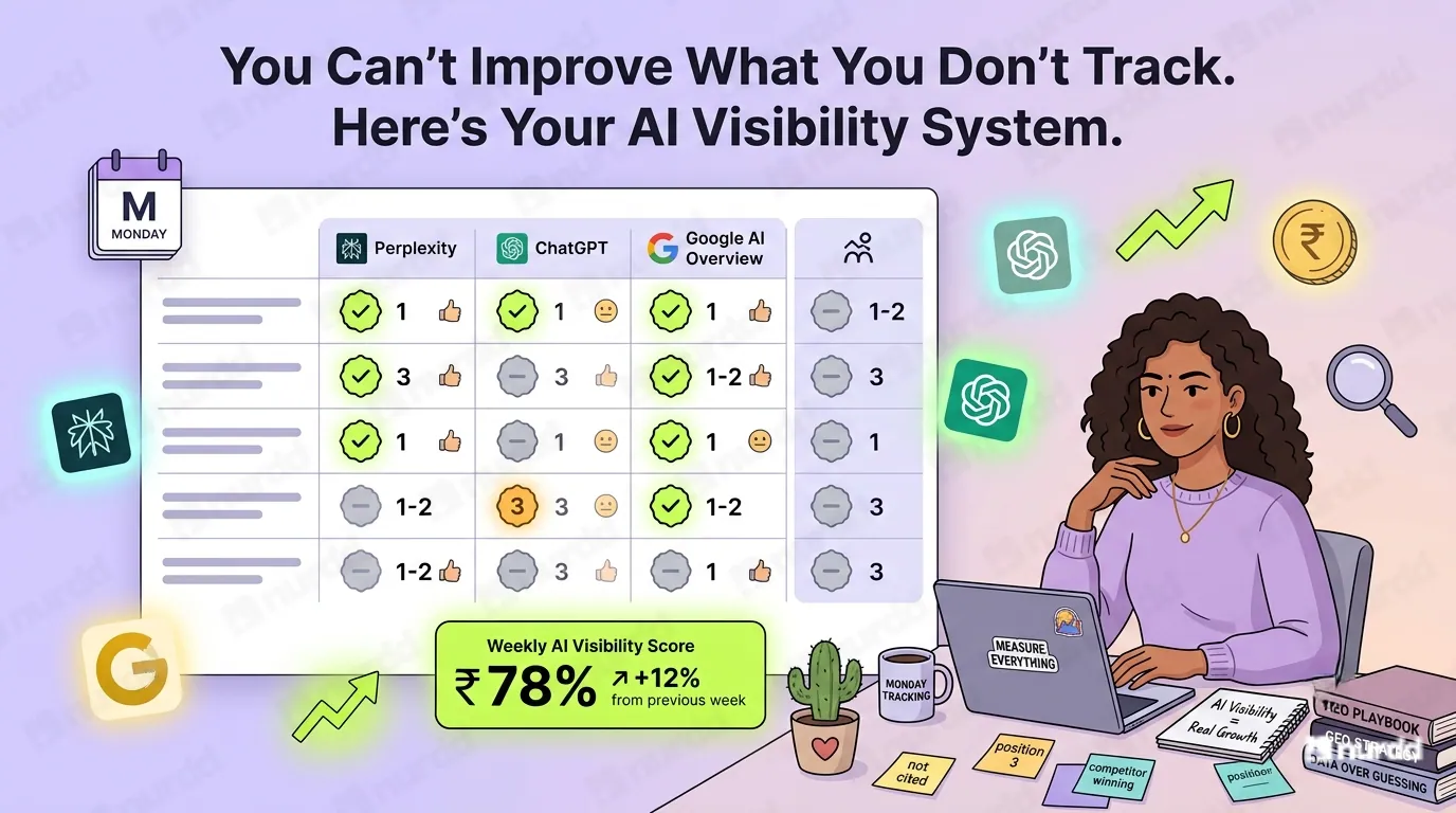 How to Track Your Brand's AI Search Visibility Score Week Over Week