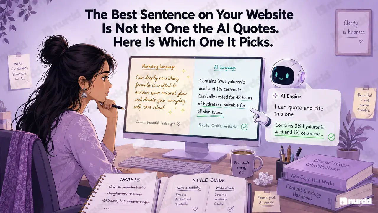 How to Write Website Content That AI Engines Actually Quote (With Real Before and After Examples)